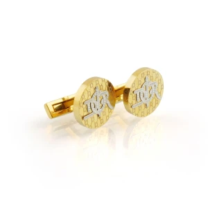DIR Cufflinks For Men, Golden, CB-16
