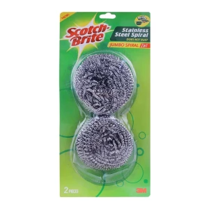 Scotch Brite Stainless Steel Spiral Twin Card
