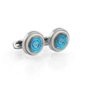 VRS Cufflinks For Men, Silver, C-39