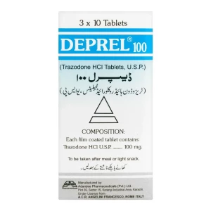 Adamjee Pharmaceuticals Deprel 100 Tablet, 30-Pack