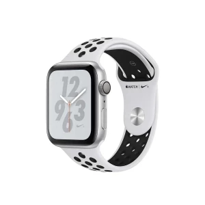 Apple Watch Nike+ Series 4 GPS, 44mm Silver Aluminum Case with Pure Platinum/Black Nike Sport Band