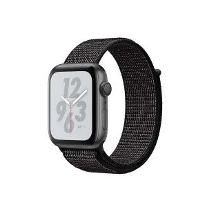 Apple Watch Nike+ Series 4 GPS, 44mm Space Gray Aluminum Case with Black Nike Sport Loop