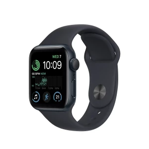 Apple Watch SE (2nd Gen) GPS 40mm Midnight Aluminum Case with Midnight Sport Band - Regular