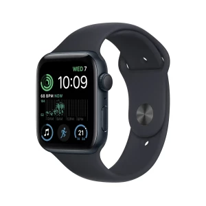 Apple Watch SE (2nd Gen) GPS 44mm Midnight Aluminum Case with Midnight Sport Band - Regular