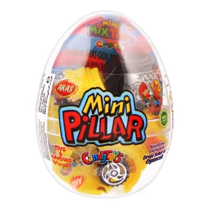 Aras Mini Pillar Surprise Egg & Candy 10g