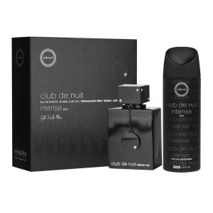 Armaf Club De Nuit Intense For Men Gift Set, EDT 105ml + Body Spray 200ml