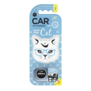 Aroma Car Love Pets CAT (Ocean Calm) - Car Air Freshener