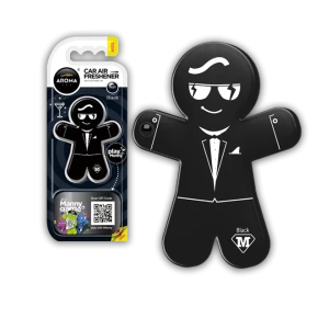 Aroma Car MANNY (Black) - Car Air Freshener