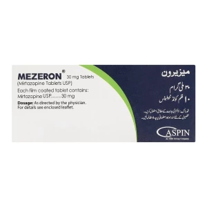 Aspin Pharma Mezeron Tablet, 30mg, 10-Pack