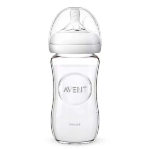 Avent Natural Feeding Glass Bottle 240ml