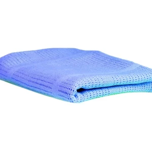 Baby Blanket 100% cotton (70x90 cm) Blue