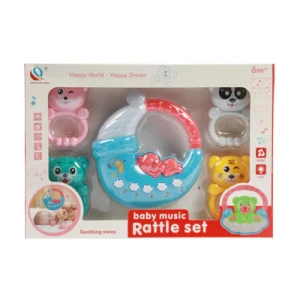 Baby Music Rattle Set Moon 5 Pcs - Sunshine