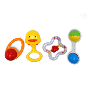 Baby Rattle Set 4Pcs - Sunshine