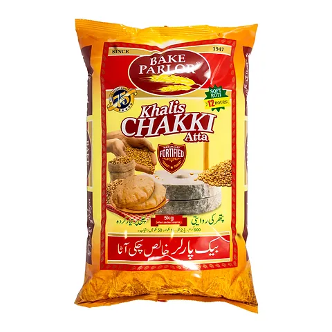 Bake Parlor Khalis Wheat Grain Chakki Atta 5 kg