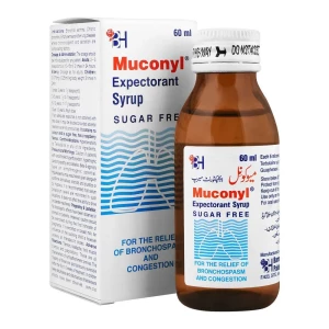 Barrett Hodgson Muconyl Expectorant Syrup, Sugar-Free, 60ml