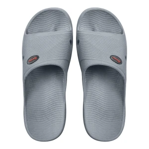 Bata Gents Rubber/PVC Slipper, Grey, 8722025