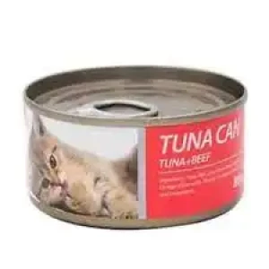 Bioline Tuna Can Tuna+Beef 80 G