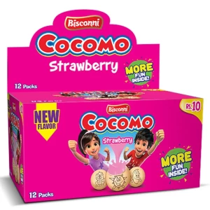 Bisconni Cocomo Strawberry Biscuit Box 12 Pcs (Rs.10)