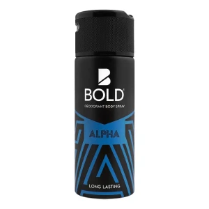 Bold Alpha Long Lasting Deodorant Body Spray, For Men, 150ml