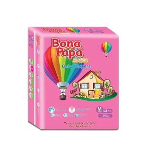 Bona Papa Baby Diapers Magic Economy Medium Size 3 (5-10 Kg) 44Pcs