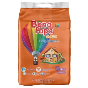 Bona Papa Baby Diapers Magic Economy Small Size 1 (2-5 Kg) 48Pcs