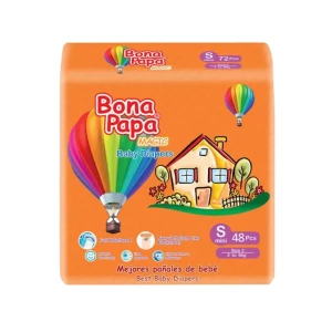 Bonapapa Baby Diaper Magic Economy Small Size 2 (3-6 Kg) 36 Pcs