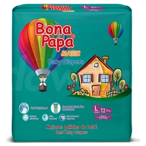 Bonapapa Baby Diaper Magic Jumbo Lare Size 4 (9-13 Kg) 60 Pcs