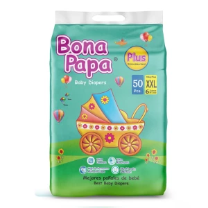 Bonapapa Baby Diaper Plus XXL Size 6 (16+ Kg) 50 Pcs