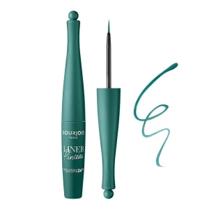 Bourjois Liner Pinceau 24H Waterproof Liquid Eyeliner, 005 Vert Aquarelle
