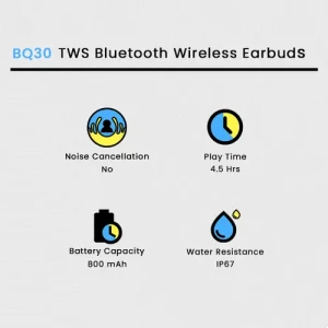 BQ30 TWS Bluetooth Wireless Earbuds