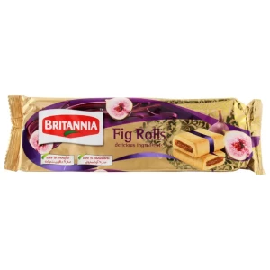 Britannia Fig Roll Cookies 90g