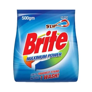 Brite Maximum Power Detergent Washing Powder 500g