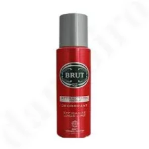 Brut Deodorant Spray Attraction Red 200 ml (Imported)