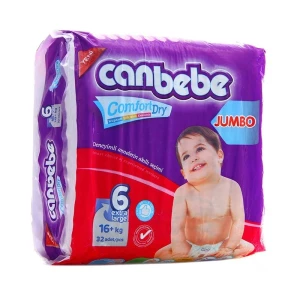 Canbebe Baby Diaper Jumbo Extra Large Size 6 (16+ Kg) 46 Pcs