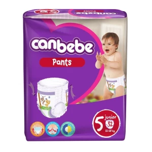 Canbebe Baby Diaper Pants Jumbo Junior Size 5 (12-18 Kg) 32 Pcs