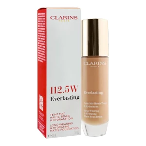 Clarins Paris Everlasting Long-Wearing & Hydrating Matte Foundation, 112.5W Caramel