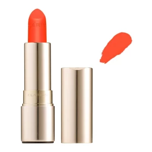 Clarins Paris Joli Rouge Velvet Matte & Moisturizing Long-Wearing Lipstick, 711V Papaya