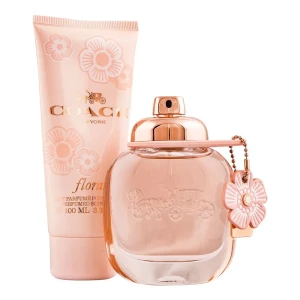 Coach New York Floral Set Eau De Parfum, For Women, 50ml + Body Lotion, 100ml