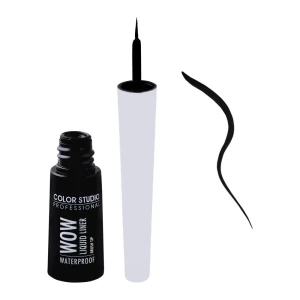 Color Studio Wow Liquid Eyeliner, Brush Tip, Waterproof