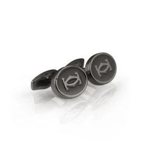 CRT Cufflinks For Men, Black, C-12