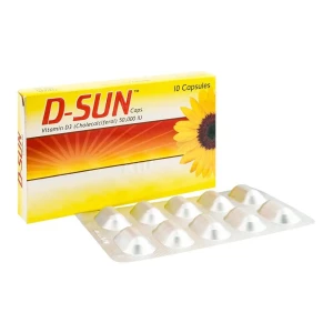 D-Sun Capsule, 50000IU, 10-Pack