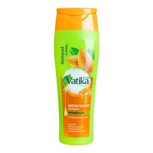 Dabur Vatika Naturals Almond & Honey Moisture Treatment Shampoo, For Dry & Frizzy Hair, 185ml