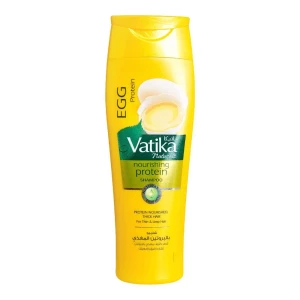 Dabur Vatika Naturals Egg Protein Nourishing Protein Shampoo, For Thin & Limp Hair, 185ml