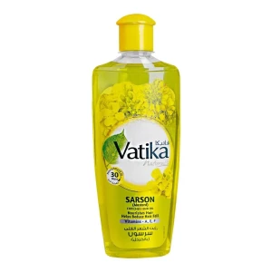 Dabur Vatika Naturals Sarson Nourishes Hair Enriched Hair Oil, 200ml