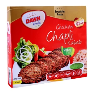 Dawn Chicken Chapli Kabab, 12 Pieces, 888g