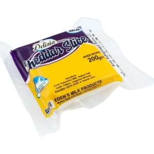 Delizia Cheddar Slice Cheese, 200g