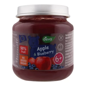 Deva Baby Food Apple & Blueberry 6+ Months 120g