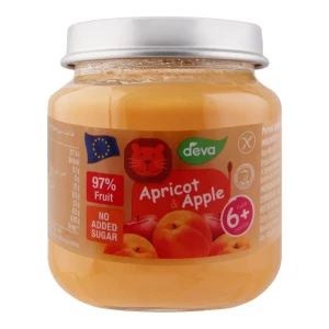 Deva Baby Food Apricot & Apple 6+ Months 120g