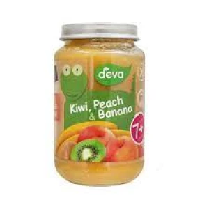 Deva Baby Food Kiwi, Peach & Banana 7+ Months 120g