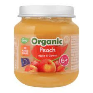 Deva Baby Food Peach, Apple & Carrot 6+ Months 120g